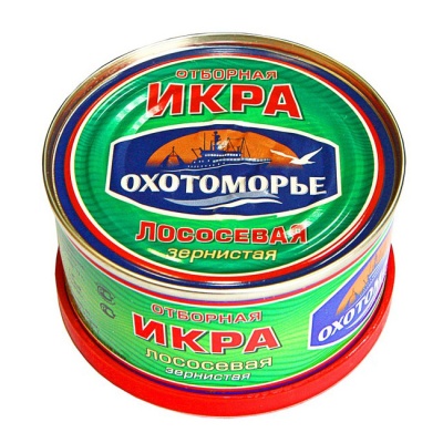 Икра красная лососевая (горбуша) 130 г ОХОТОМОРЬЕ