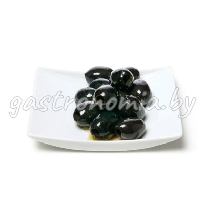Оливки чёрные (маслины) без косточки 4200 г Mylos Plus