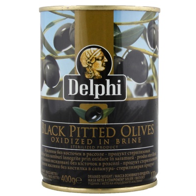 Маслины без косточек Superior 400 г Delphi