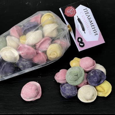 Пельмени "Кролик" ручной лепки 500 г замороженные