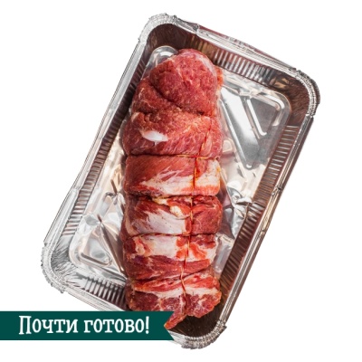ПРЕДЗАКАЗ - Рождественское полено из свинины с грибами (весовой) п/ф для зап.