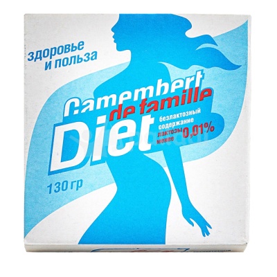 Сыр Камамбер де Фамиль (без лактозы) 130 г de Famille