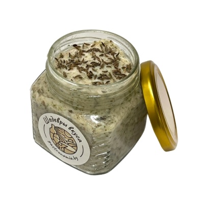 Шпик "Смалец с зеленью и тмином" 250 г соленый охлажденный