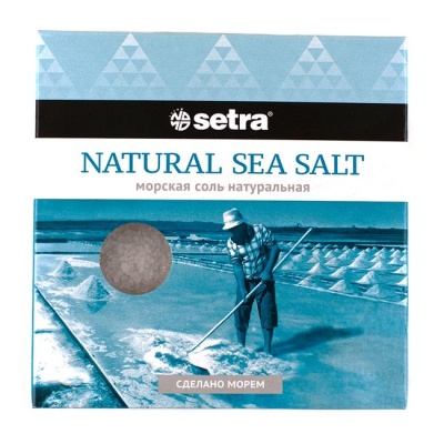 Соль морская натуральная 500 г SETRA
