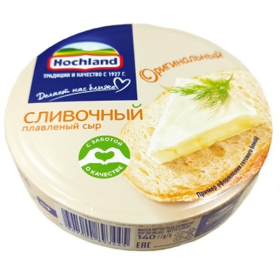Сыр плавленый Сливочный оригинальный (сегменты) 140 г  Hochland