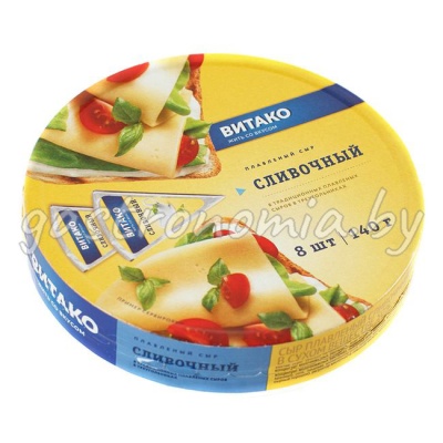 Сыр плавленый Сливочный (сегменты) 140 г ВИТАКО