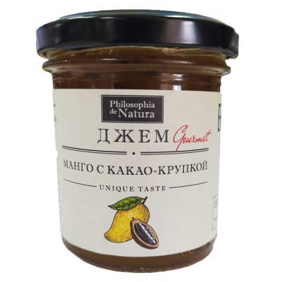 Джем Манго с какао-крупкой 180 г Philosophia de Natura