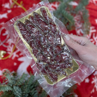 Колбаса "Как дед делал" (нарезка) 100 г сыровяленая