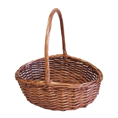 Корзина овальная 34 х 25 см (средняя) коричневая