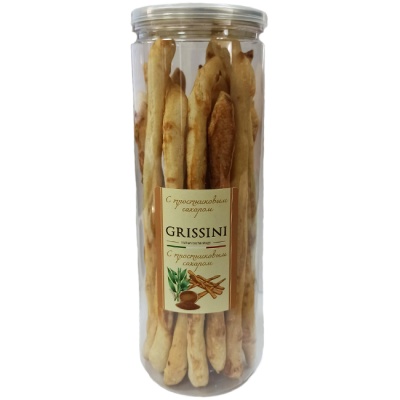 Гриссини с тросниковым сахаром 140 г Шедевры вкуса