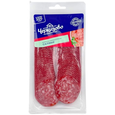 Колбаса сырокопчёная Салями (нарезка) 200 г Черкизово