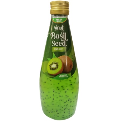 Напиток с соком киви и семенами базилика 290 мл Vinut