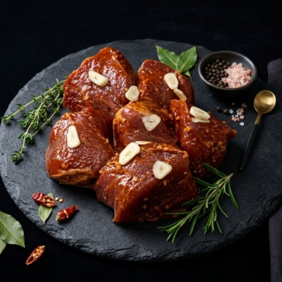 Шашлык из свиной вырезки в устричном маринаде (весовой) охлажденный