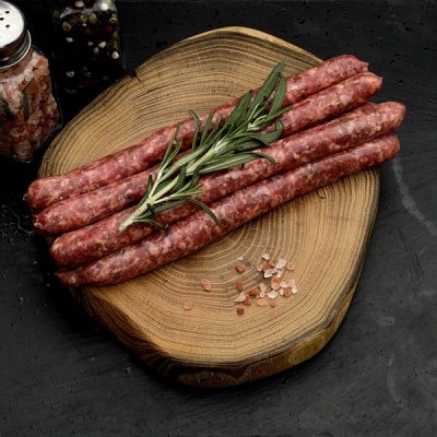 Колбаски "Охотничьи с майораном" (весовые) охлажденные тонкие