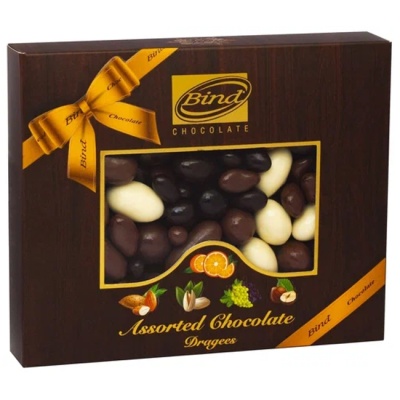 Шоколадное драже "Ассорти микс шоколад" 100 г BIND