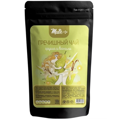 Чай Гречишный “Груша-Ваниль” 100 г Mute