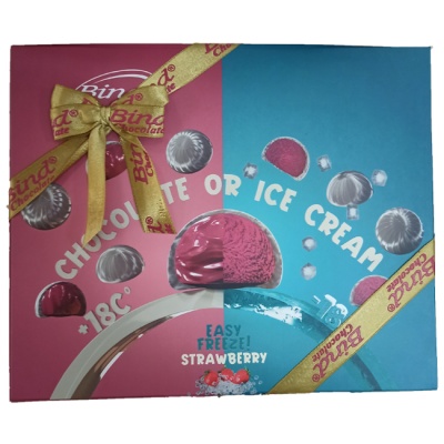 Набор шоколадных конфет "Freeze me клубника" 135 г (срок годн.28.07) BIND